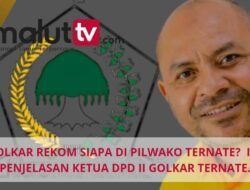 KEMANA ARAH REKOM GOLKAR DI PILWAKO TERNATE? INI PENJELASAN KETUA DPD II GOLKAR TERNATE.