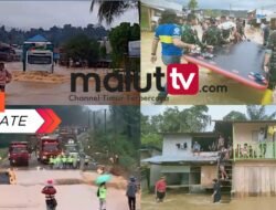 DESA LINGKAR TAMBANG IWIP MASIH TERGENANG BANJIR