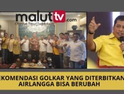 REKOMENDASI GOLKAR YANG DITERBITKAN AIRLANGGA BERPOTENSI BERUBAH.