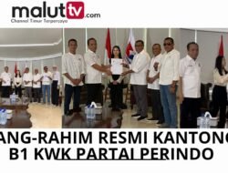 ELANG-RAHIM RESMI KANTONGI B1 KWK PARTAI PERINDO