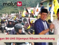 Pasangan BK-UHS Dijemput Ribuan Pendukung
