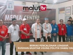 BERKAS PENCALONAN LENGKAP, RUSIHAN-MUHTAR USUNG POLITIK DAMAI DAN MENYEJUKKAN.