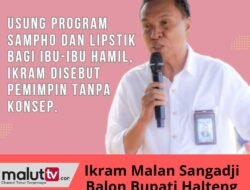 Usung Program Sampho dan Lipstik Buat Ibu-Ibu Hamil, Ikram Disebut Pemimpin Tanpa Konsep.