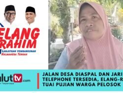 Jalan Desa Diaspal dan Jaringan Telephone Tersedia, Elang-Rahim Dipuji Warga Pelosok.
