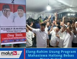 Elang-Rahim Usung Program Mahasiswa Halteng Bebas Biaya Kuliah.