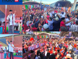 Arus Dukungan Ribuan Simpatisan Di Patani Timur, Menandakan Kemenangan Elang-Rahim Semakin Nyata