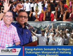 Elang-Rahim Semakin Terdepan, Dukungan Masyarakat Halteng Terus Mengalir