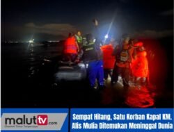 Sempat Hilang, Satu Korban Kapal KM. Alis Mulia Ditemukan Meninggal Dunia