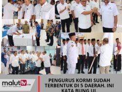 PENGURUS KORMI SUDAH TERBENTUK DI 5 DAERAH. INI KATA BUNG UJ.