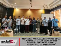 Dinas Pertanian Malut Coffee Morning Bersama Akademisi, Mahasiswa, Pengusaha dan Masyarakat.