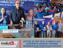 Ketum PP SP KEP SPSI, R. Abdullah: Hadirnya Serikat Pekerja adalah Membangun Kemitraan Kerja Bukan Permusuhan.