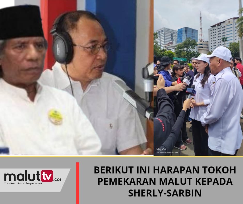 Tokoh Pemekaran Maluku Utara Tahun 1998-1999, Hamid Usman dan Dr. Saiful Bahri Ruray. (Insert: Sherly-Sarbin)