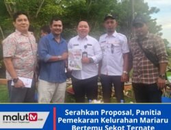 Bertemu RM, Panitia Pemekaran Lingkungan BTN dan Batu Anteru Serahkan Proposal Pemekaran Kelurahan Mariaru