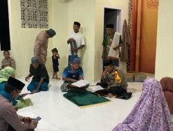 Pererat Hubungan Dengan Warga, Kapolsek Bacan Barat Rutin Tadarus Keliling