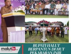 Bupati Piet Hein Babua Berpantun di HUT Pekabaran Injil dan Syukur Paskah, Ini Pantunnya!