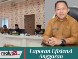 Soal Efisiensi Anggaran : Pemprov Malut Tegang, Pemkot Ternate Berjalan Romantis.