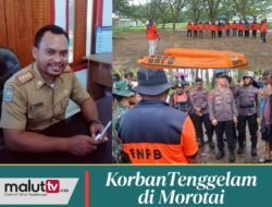 Korban Hanyut di Morotai Belum Ditemukan. Ini Kata Kepala BPBD Pulau Morotai, Firdaus Samad.