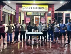 Polsek Oba Utara Gerebek Penjual Miras Cap Tikus Di Desa Lola, Tiga Pelaku Diamankan