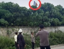 Bendera RMS Berkibar Di Area Tambang PT. IWIP. Ini Langkah Polres Halteng
