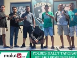 Sempat Kabur Ke Haltim, Pelaku Pembunuhan Di Desa Pitu Berhasil Ditangkap Tim Resmob Polres Halut