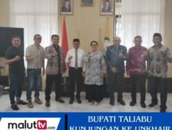 Bupati Taliabu Sambangi Unkhair, Perkuat Kerja Sama Beasiswa Kedokteran Dan Pengembangan SDM