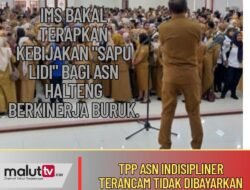 Warning! ASN Halteng Berkinerja Buruk, IMS Bakal Terapkan Kebijakan “Sapu Lidi”.