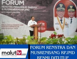 Ternate Mantapkan Arah Pembangunan 5 Tahun Kedepan, Forum Renstra Dan Musrenbang RPJMD Resmi Ditutup