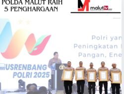 Berprestasi, Polda Malut Raih 5 Penghargaan Dalam Kegiatan Musrenbang Polri
