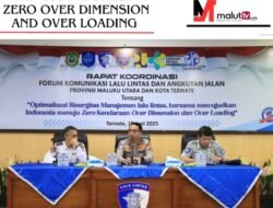 Menuju Indonesia Zero Over Dimension and Over Loading, Ditlantas Polda Malut Gelar Rakor Forum Komunikasi Lalu Lintas Dan Angkutan Jalan