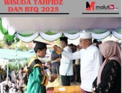Wali Kota Ternate Apresiasi Wisuda Tahfidz Dan BTQ, Harapkan Terbentuknya Generasi Qur’ani Tangguh