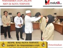 Resmi, Wali Kota Ternate Sambut 30 Mahasiswa UGM Jalani KKN Di Pulau Hiri