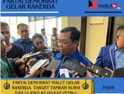 Partai Demokrat Malut Gelar Rakerda, Target Tambah Kursi Dan Ulangi Kejayaan Pemilu