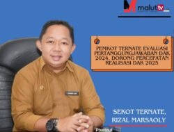 Pemkot Ternate Evaluasi Pertanggungjawaban DAK 2024, Dorong Percepatan Realisasi DAK 2025