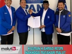 Kasman Hi. Ahmad Resmi Nakhodai Matahari Malut. Simak Pernyataanya.