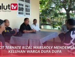 Sekot Rizal Marsaoly Janji Perbaiki Jalan Rusak dan Penerangan Jalan Kota Ternate.