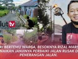 Gerak Cepat: Rizal Marsaoly Penuhi Janjinya Perbaiki Jalan Rusak dan Penerangan Jalan.