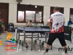 Dari Arena FORNAS VIII NTB: Sempat Kalahkan NTB dan Jambi, Petenis Meja Malut Non Tradisional Tunggal Putra Gugur di 5 Besar.