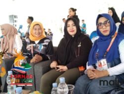 Dari Arena FORNAS VIII NTB: Rusni Konoras Bersama Ketum DPP PORSI Nasional Hadiri Pembukaan Lomba Senam di Mataram.