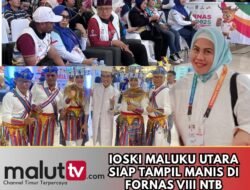 IOSKI MALUT SIAP TAMPIL MANIS DAN MENDULANG EMAS DI LOMBA SENAM KREASI FORNAS VIII NTB