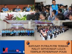 Ratusan Putra-Putri Terbaik Malut Dinyatakan Lulus Terpilih Penerimaan Polri