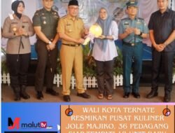 Wali Kota Ternate Resmikan Pusat Kuliner Jole Majiko, 36 Pedagang Siap Tempati 18 Unit Baru