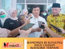Wamenkes Kunjungi RSUD CB Ternate, Evaluasi Layanan Kesehatan Dan Siapkan Tim Pemantau Dari Pusat