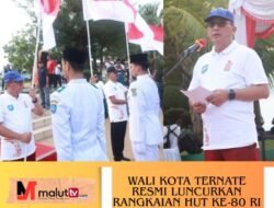 Wali Kota Ternate Resmi Luncurkan Rangkaian HUT RI Ke-80, Ajak Warga Kobarkan Semangat Nasionalisme