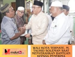 Pemkot Ternate Dan BAZNAS Salurkan Bantuan Zakat Fisabilillah, Launching Program Microfinance Berbasis Masjid