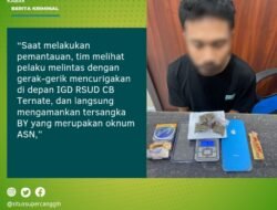 Membawa Paket Ganja, Oknum ASN Di Ternate Ditangkap Polisi
