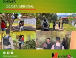 Gerak Cepat, Personil Samapta Polres Ternate Amankan Keributan Di Maliaro Puncak