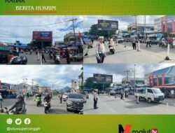 Parkir Liar, Satlantas Polres Ternate Tertibkan Kendaraan Di Pasar Barito Dan Pasar Buah