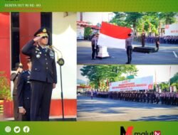 Upacara HUT RI Ke-80 Di Mapolda Malut, Berlangsung Khidmat Dan Penuh Makna
