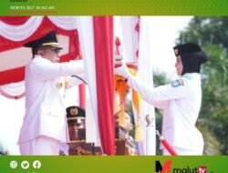 Upacara HUT RI Ke-80 Di Ternate Berlangsung Khidmat, Pasukan Sultan Baabullah Kibarkan Merah Putih