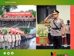 Wakapolda Maluku Utara Pimpin Upacara Hari Juang Polri Ke-80